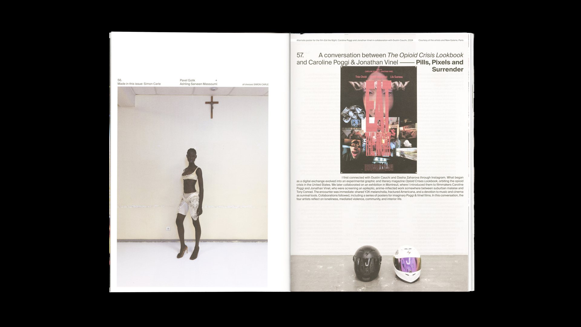 Carcy — double page du magazine, vue 20 — Les Graphiquants